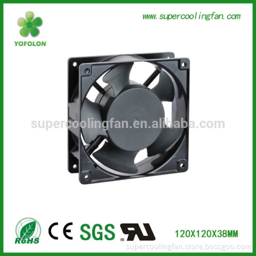120x120x38mm 110V 220V ac cooling fan high speed metal fan